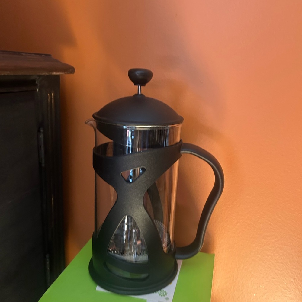 Black French Press Coffee Maker